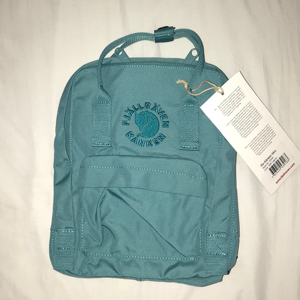 *BRAND NEW* Re-Kanken Mini (color: Lagoon)